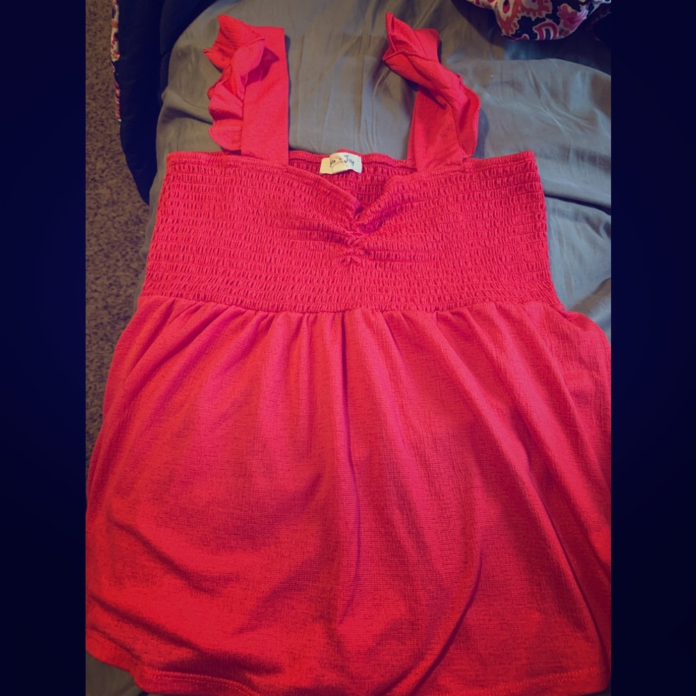 Coral shirt